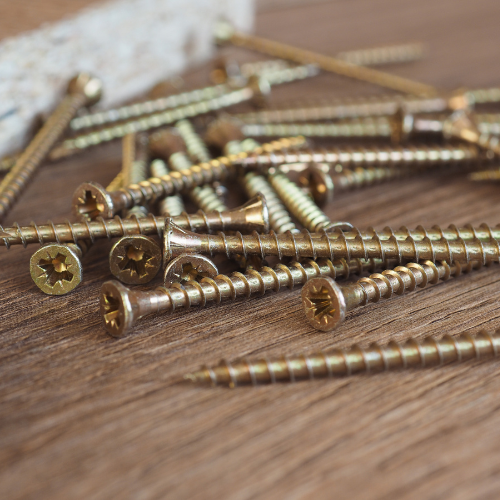 Wood screws.